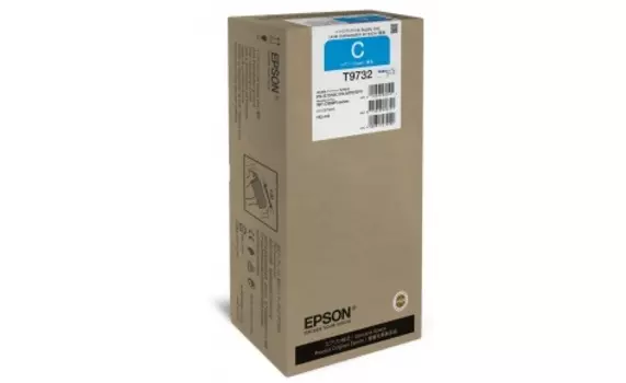 Чернила Epson C13T973200, 192мл, голубой, оригинальные, для Epson WorkForce Pro WF-C869RDTWF