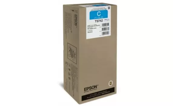 Чернила Epson C13T974200, 735мл, голубой, оригинальные, для Epson WorkForce Pro WF-C869RDTWF