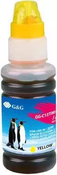 Чернила G&G C13T00S44A, 70 мл, желтый, совместимые для Epson L1110, L3151, L3100, L3101, L3110, L3150 (GG-C13T00S44A)