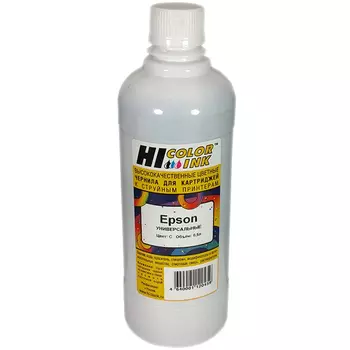 Чернила Hi-Black Hi-color, 500 мл, голубой, совместимые, водные для Epson (150701032441)