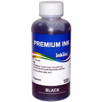 Чернила InkTec H0005, 100 мл, черный, совместимые для DeskJet 3425, PCS 1210, неоригинальная фасовка