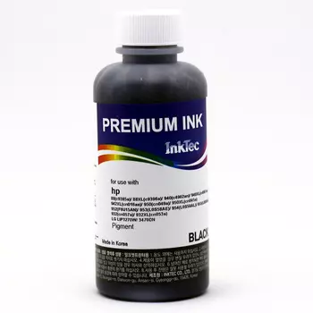 Чернила InkTec H5088, 100 мл, черный, совместимые, пигментные для Officejet Pro K550 / K5300 / K5400 / K8600 / L7380 /L7480 / L7580 / L7590 / L7680 / L7780 / 8000 / 8500 / 8600, OfficeJet 6100 / 6600 / 6700, неоригинальная фасовка