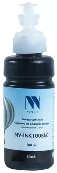 Чернила NV-Print, 100 мл, черный, совместимые, водные для Canon (NV-INK100BkC)