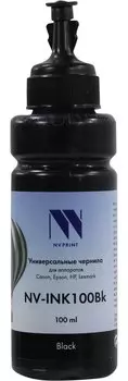 Чернила NV-Print, 100 мл, черный, совместимые, водные для Epson (NV-INK100Bk)