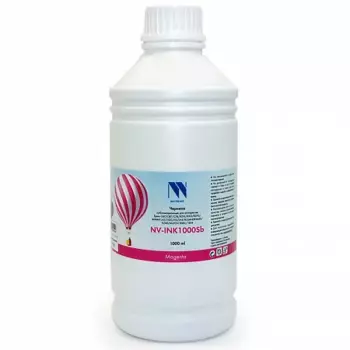 Чернила NV-Print NV-INK1000, 1 л, пурпурный, совместимые, сублимационные для Epson/Mimaki/Roland/Mutoh EPSON C67/ C87/ C78/ R210/ R310/ R270/ MIMAKI JV2/ JV22/ JV2/ JV4/ ROLAND RS640/ FJ740/ MUTOH 900C/ 1604 / DX5 (NV-INK1000MSb)