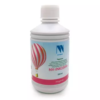 Чернила NV-Print NV-INK250, 250 мл, пурпурный, совместимые, сублимационные для Epson/Mimaki/Roland/Mutoh EPSON C67/ C87/ C78/ R210/ R310/ R270/ MIMAKI JV2/ JV22/ JV2/ JV4/ ROLAND RS640/ FJ740/ MUTOH 900C/ 1604 / DX5 (NV-INK250MSb)