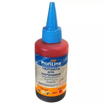 Чернила ProfiLine PL-INK-CL 41-M 100мл, 100 мл, пурпурный, совместимые для Canon