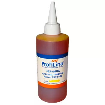 Чернила ProfiLine PL-INK-R270-Y 250мл, 250 мл, желтый, совместимые для Epson Stylus R270/R290/T50/P50
