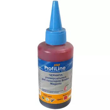 Чернила ProfiLine PL-INK-UNI-Br-M 100мл, 100 мл, пурпурный, совместимые для Brother