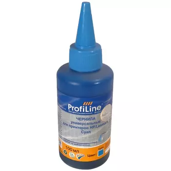 Чернила ProfiLine PL-INK-UNI-C 100мл, 100 мл, голубой, совместимые для Epson