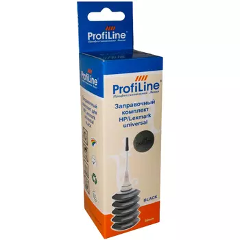 Чернила ProfiLine PL-INK-UNI-HP/Lex-B 1*30м, 30мл, черный, совместимые