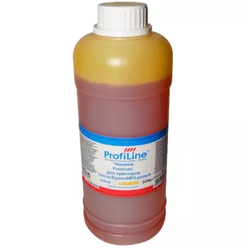Чернила ProfiLine PL-INK-UNI-Y 500мл, 500 мл, желтый, совместимые для Epson