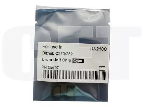 Чип Cet CET5697 для Konica Minolta, голубой, 45000 страниц