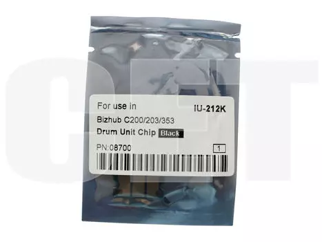 Чип Cet CET8700 для Konica Minolta, черный, 120000 страниц