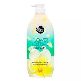Парфюмированный гель для душа Kerasys Shower Mate Flower с жасмином 900 мл