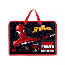 Папка для тетрадей Hatber Marvel пластиковая с ручками А4ф