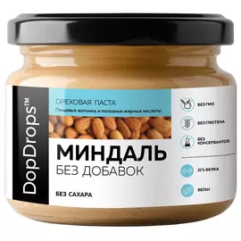 Паста миндальная DopDrops без добавок 250 г