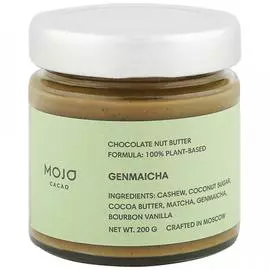 Паста Mojo cacao Genmaicha шоколадно-ореховая, 200 г