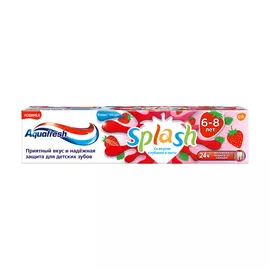 Паста зубная Aquafresh Splash детская клубника и мята 50 мл