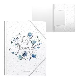 Папка пластиковая Erich Krause Frozen Beauty на резинках A4