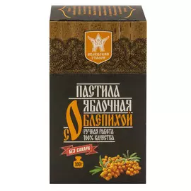 Пастила Белёвский эталон яблочная с облепихой (без сахара), 100 г