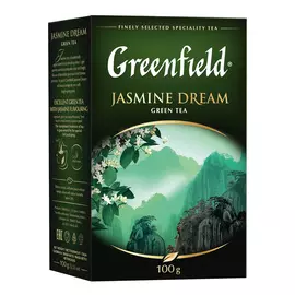 Чай зеленый Greenfield Жасмин Дрим листовой ароматизированный 100 г