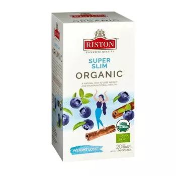 Чай зеленый Riston Super Slim Organic 20х1,5 г