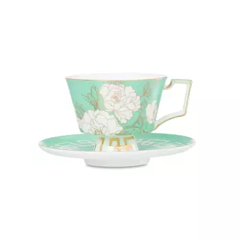 Чайная пара Decor de table Винтаж магнолия мятная 240 мл