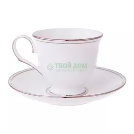 Чайная пара Lenox "Федеральный, платиновый кант" (LEN100210032/100210042)