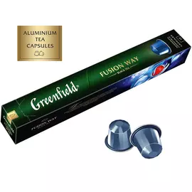 Чай в капсулах Greenfield Fusion Way с ароматом ягод лесной земляники и лепестками фиалки 10 шт
