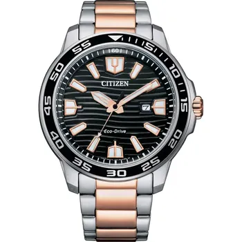 Японские наручные мужские часы Citizen AW1524-84E. Коллекция Eco-Drive