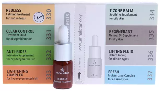 ANNA LOTAN Сыворотка успокаивающая "Редлесс" / Redless Calming Treatment PROFESSIONAL 4,2мл
