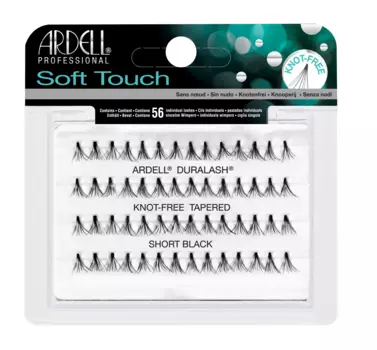 ARDELL Пучки ресниц безузелковые короткие ультра-легкие / Soft Touch