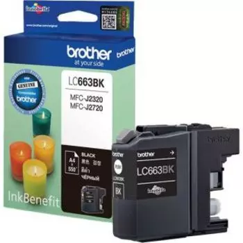 Расходный материал для печати Brother LC663BK черный