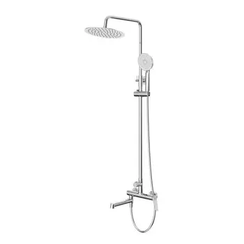 Душевая стойка BelBagno Unique UNIQUE-VSCM-CRM со смесителем, хром