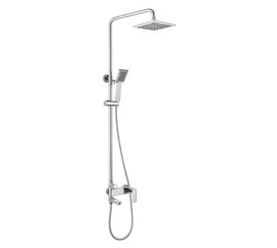 Душевая стойка Bravat Real F6333367CP-A-RUS со смесителем для ванны