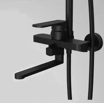 Душевая стойка Elghansa Heffen 2353520-2H-Black черный матовый