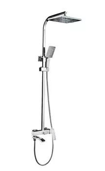 Душевая стойка Gappo G2407-8 хром/белый