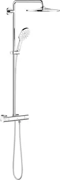 Душевая стойка Grohe Rainshower SmartActive 310 26647LS0 с термостатом, белая луна