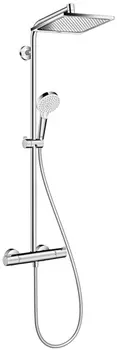 Душевая стойка Hansgrohe Crometta Е 240 1jet Showerpipe EcoSmart 27281000 9 л