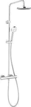 Душевая стойка Kludi Logo Dual Shower System 6809405-00 с термостатом