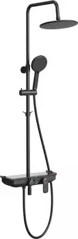 Душевая стойка Lemark Tropic LM7012BL черная
