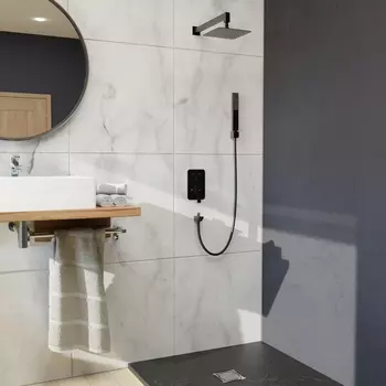 Душевая система RGW Shower Panels SP-54B встраиваемая, черная