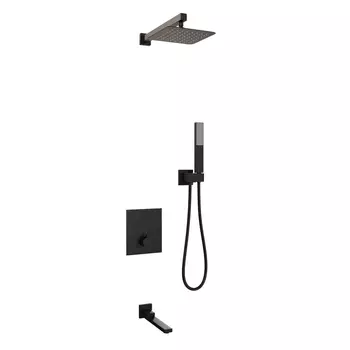 Душевая система RGW Shower Panels SP-371B встраиваемая, черная