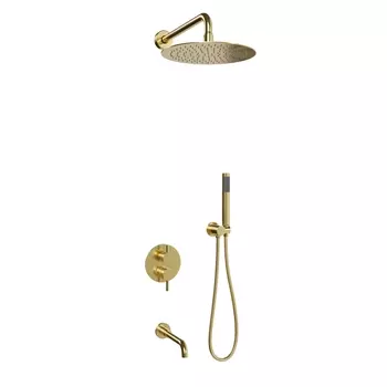 Душевая система RGW Shower Panels SP-55G встраиваемая, золото