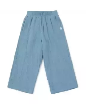 Брюки текстильные голубые для девочки Button Blue (98)
