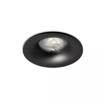 Встраиваемый светильник круглый влагозащищенный Black RAUMBERG 163711Bk Raumberg