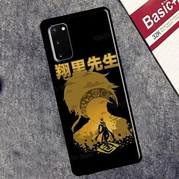 Чехол Zhongli Genshin Impact для Samsung Galaxy S10 S9 S8 Note 10 Plus Note 20 Ultra S20 FE S22 S21 Ultra Cover Galaxy S8