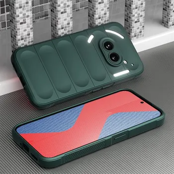 Ударопрочный чехол KEYSION for Nothing Phone 2A, противоскользящая мягкая силиконовая задняя крышка для телефона Nothing Phone 2A for Nothing Phone 2A вино красного