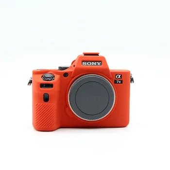 Силиконовый защитный чехол для беззеркальной камеры Sony Alpha a72 a7r2 a7s2 A7 II A7II A7RII A7R Mark 2 ILCE-7M2 Sony Alpha a7II кофейный